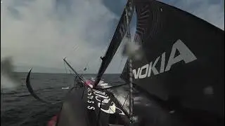 Onboard reporter Paddy Condy takes us on the bow of HUGO BOSS in the Rolex Fastnet Race