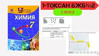 7 СЫНЫП 2 БЖБ 2 НҰСҚА ЗАТТАРДЫҢ АГРЕГАТТЫҚ КҮЙІНІҢ ӨЗГЕРУІ