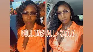 30 Inch Water Wave Frontal Wig Install| BEGINNER FRIENDLY W/MISTAKE CORRECTIONS