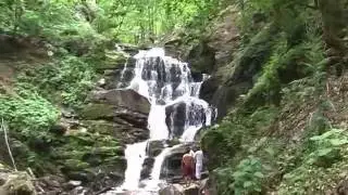Закарпатье, озеро Синевир, водопад Шипит, горный велосипед