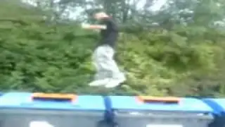 Jumping On Dumpsters *epic fail*