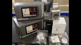 Распаковка Картплоттера GARMIN ECHOMAP Ultra 122sv, Panoptix LiveScope, SteadyCast.