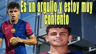 Sergi Domínguez  "desde que llegué al Barça soñaba con este día". Es un orgullo y estoy muy contento
