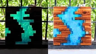 Resin Wood Project - Making Craft Just a Minutes