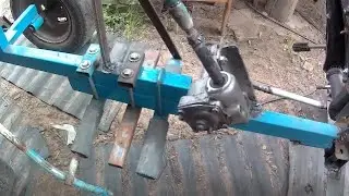 ГУСЕНИЦЫ На ЛЫЖНЫЙ МОДУЛЬ  СТАВИМ РУЛЬ