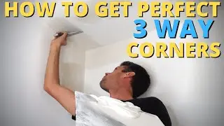 Pro Drywall Tip for PERFECT INSIDE CORNERS!!!