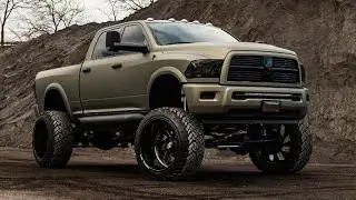 Epic!!!  Dodge Ram 1500 7 inch Maxtrac lift!!!!!! Part 2!!!!!!