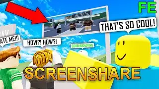 Roblox Fe Script Showcase: Fe Screenshare