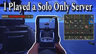 I Played a Solo Only Server v2 - Rust Console