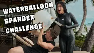 Board Game Challenge with Pretty Girl in Spandex Catsuit