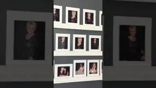 Krissie's Reveal Wall at Linda March Photography Studio 61