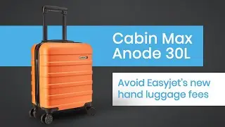 Cabin Max Anode 30L Underseat Case - 45x36x20 cm Avoid Hand Luggage Fees on Easyjet