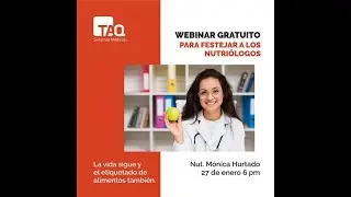 Webinar: La vida sigue y el etiquetado de alimentos también