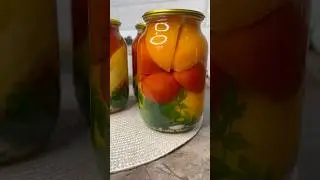 Помидоры дольками на зиму! 🍅🍅🍅#помидорыназиму #помидорыдольками #рецепт