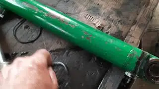 KDN 210 mower repair, hydraulic cylinder seal replacement