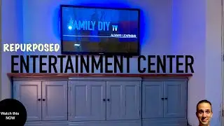 Repurpose entertainment center - how to build an entertainment center