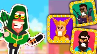 RobinQuickShooter vs ThorThunderGod Arnold UnStoppable PhillipTerrance Bowmasters 2021 Game Tricker