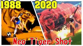 Evolution Of Neo Tiger Shot (Tsubasa Game) (1988-2020)