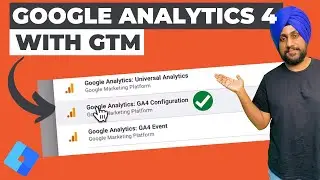How to Setup Google Analytics 4 With GTM (Google Tag Manager) on Your Website | Google Analytics 4