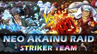 [OPTC] Neo Akainu 60 Stamina - Striker Team (2:24) - Double Legend Kuzan 6+