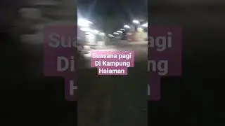 suasana pagi di kampung halaman