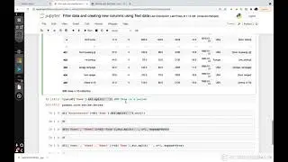 Data Science an ML: Using categorical (text) data to filter and create new columns