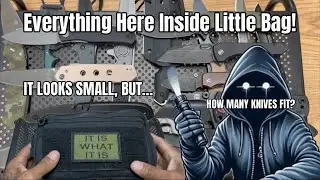 All These Knives Fit Inside This Little Bag