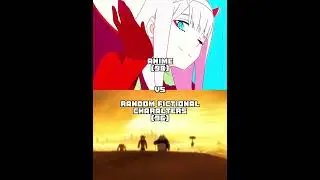 Anime vs Other Fictional Characters (Part 3) #anime #fiction #whoisstrongest