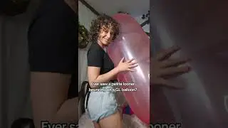 Do you like petite size girl who play with balloons?😉 