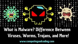 What is Malware? Difference Between  Viruses, Worms, Trojans, and More!
