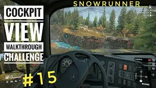 Essentials Contract Part 1 | Snowrunner Cockpit View Walkthrough Challenge #15 | Uncut | No Talk