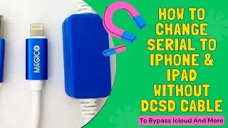 How To Change Serial Number To any Iphone And Ipad Without DCSD Cable