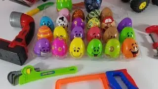 Vocabulary builder for kids learning English educational videos for kids with surprise eggs