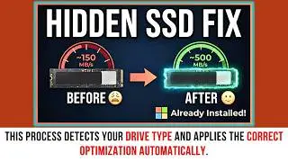 Windows Has Been Hiding This SSD Fix From You (It's Already Installed)