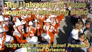 Texas Longhorns Marching Band Sugar 🏈 Bowl Parade 12/31/2023 💍