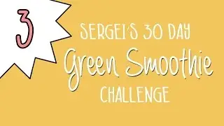Green Smoothie Challenge Day 3 (with watermelon and basil)
