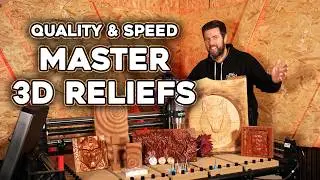 PRO TIPS - Improve quality and speed of CNC 3D relief carvings