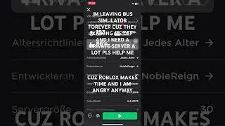 I AM LEAVING BUS SIMULATOR FOREVER CUZ THEY KICKING ME OFF AND I AM NOT A DRIVER ANYMORE BYE BUS SIM