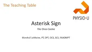 Asterisk Sign - The Oreo Cookie