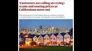 Mass exodus from California. Media does not blame the leadership
