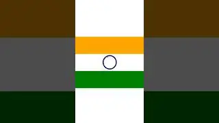 Make a India Flag with coding #india #indiafightscorona #coding #ahaansingh2694
