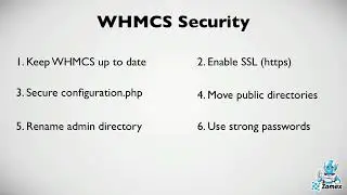 WHMCS Security Checklist | WHMCS Tutorial