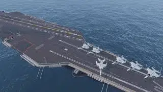 Nimitz 2023 in arma3: Parking Plane at Cat 2 and Disarming