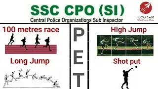 SSC CPO 2017 || PHYSICAL TEST || LONG JUMP || HIGH JUMP || SHOT PUT