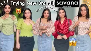 Trying New Brand *Savana By Urbanic* Trendy Summer Clothing, Bags, Jewellery & more| Yashasvi Joshi