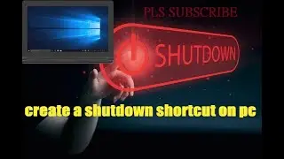 create a shutdown button....