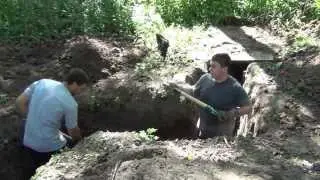 Digging a trench for Alex
