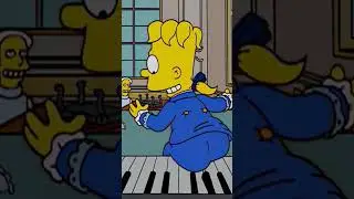 Mozart (Bart Simpson) playing the piano live | The Simpsons Short