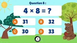Multiplication Table Quiz Game: Learn & Play with the 4 Times Table! 🚀