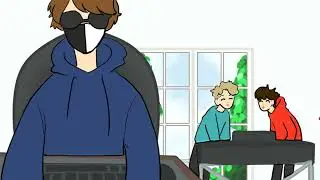 Tommy and Tubbo sing during Ranboo's stream | Animation